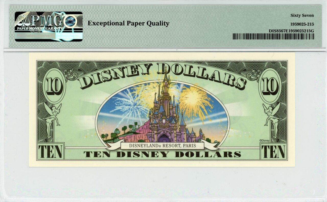 2003 $10 Disney Dollar Donald PMG 67 EPQ (DIS85) - Elite Coinage Co.