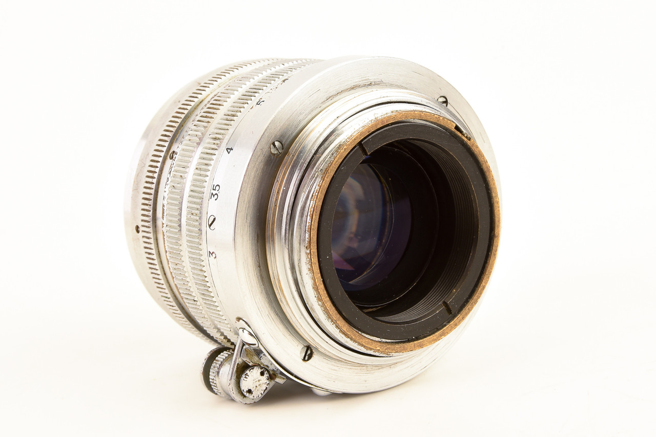 M39 Mount Nippon Kogaku Nikon Nikkor-H C 5cm 50mm f/2 Chrome Lens