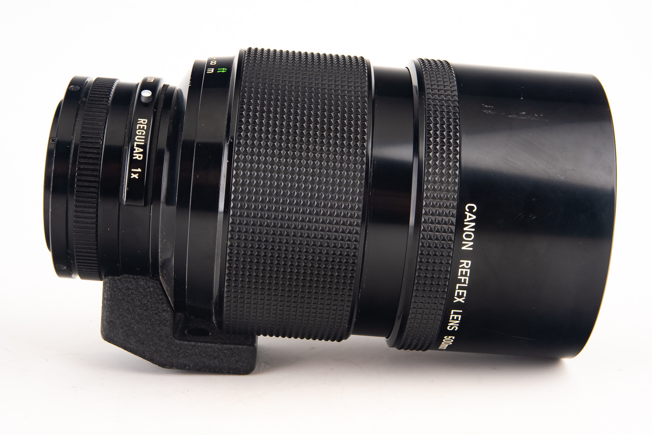 Canon 500mm f/8 Mirror Reflex New FD MF Telephoto Lens with Caps