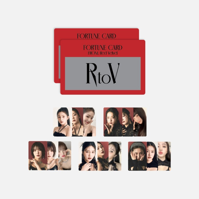 SM] Red Velvet - 4th Concert:'R to V' [FORTUNE SCRATCH SET