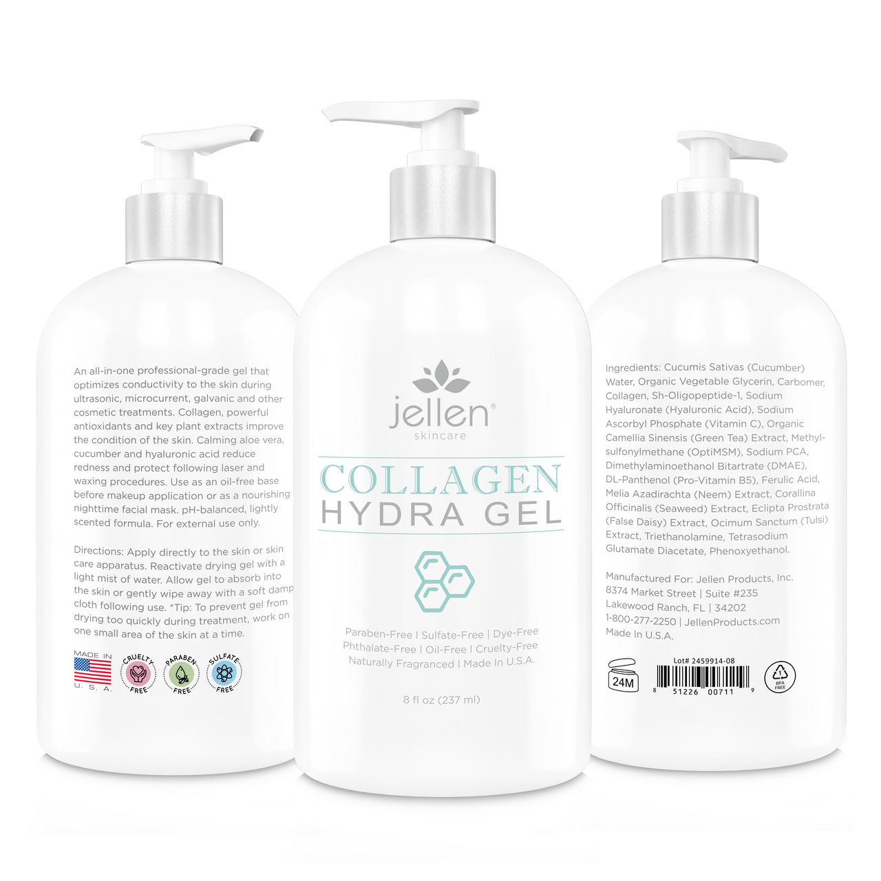 Jellen® Collagen Hydra™ Conductive Facial Treatment Gel