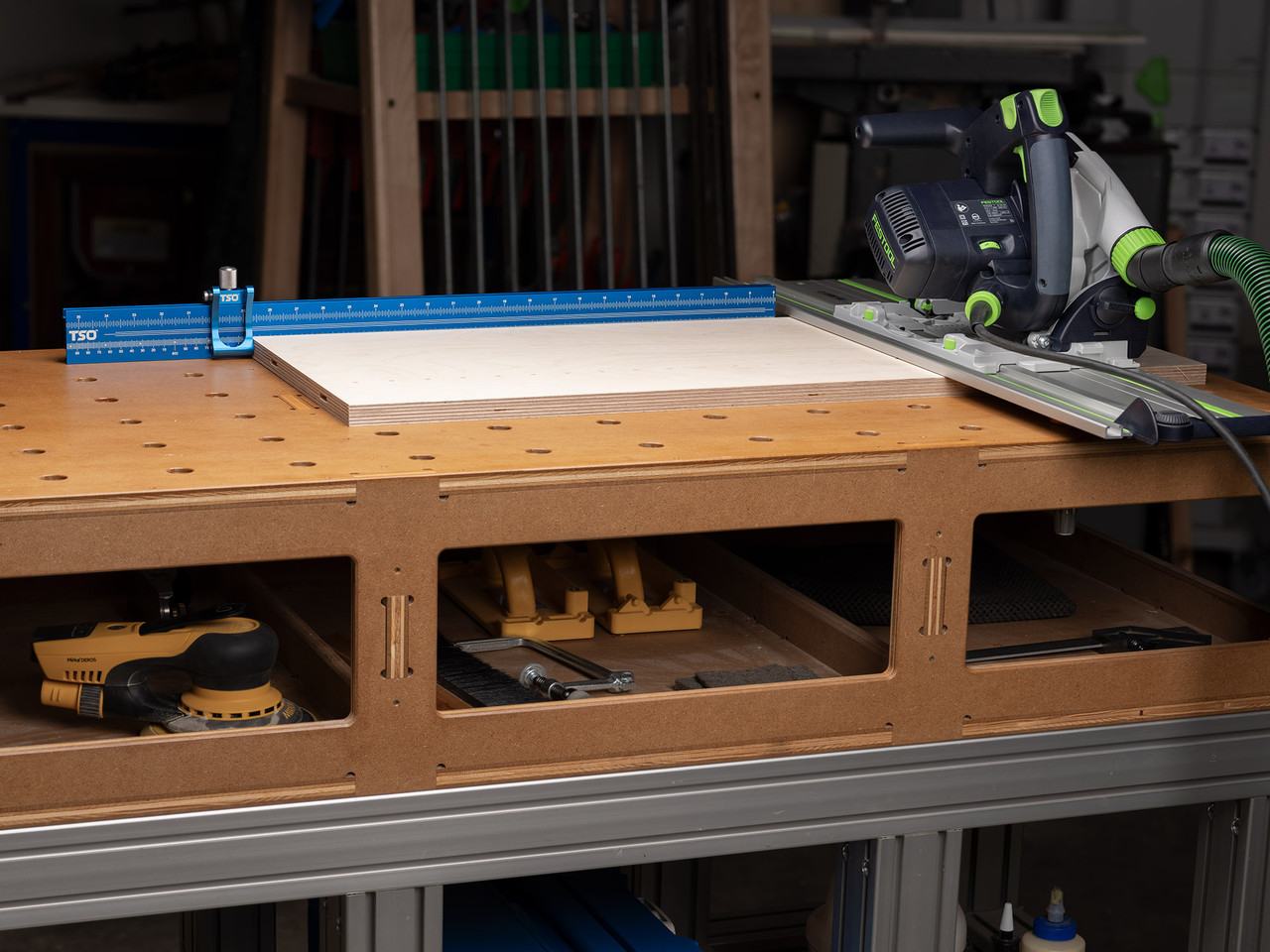 Multifunction Workbench Fence & Stop Set by TSO Products