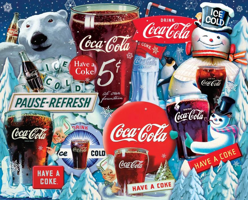 Ice Cold Christmas—Coca-Cola 1000pc - Board Game Barrister