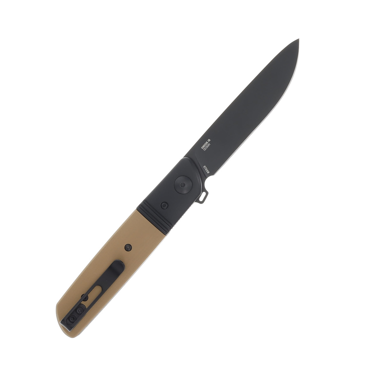 Columbia River Bamboozled Brown 3.34in Plain Black Oxide Straight Back