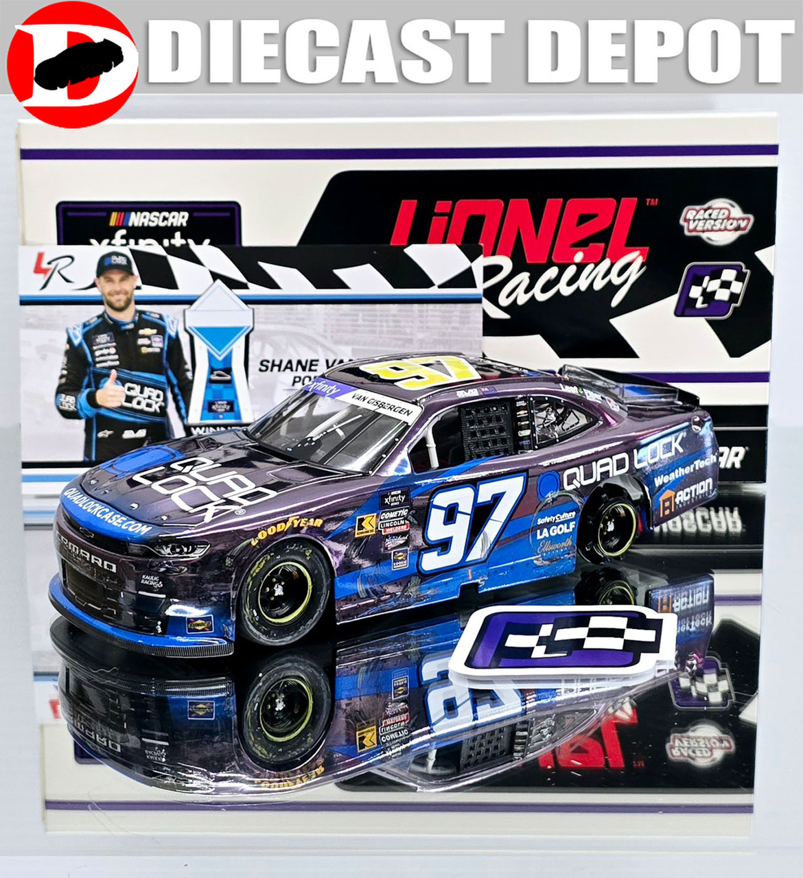 SHANE VAN GISBERGEN 2024 PORTLAND WIN QUAD LOCK RACED VERSION