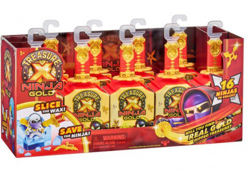 Treasure X Series 6 Ninja Gold Hunters Mystery Box 9 Packs Moose