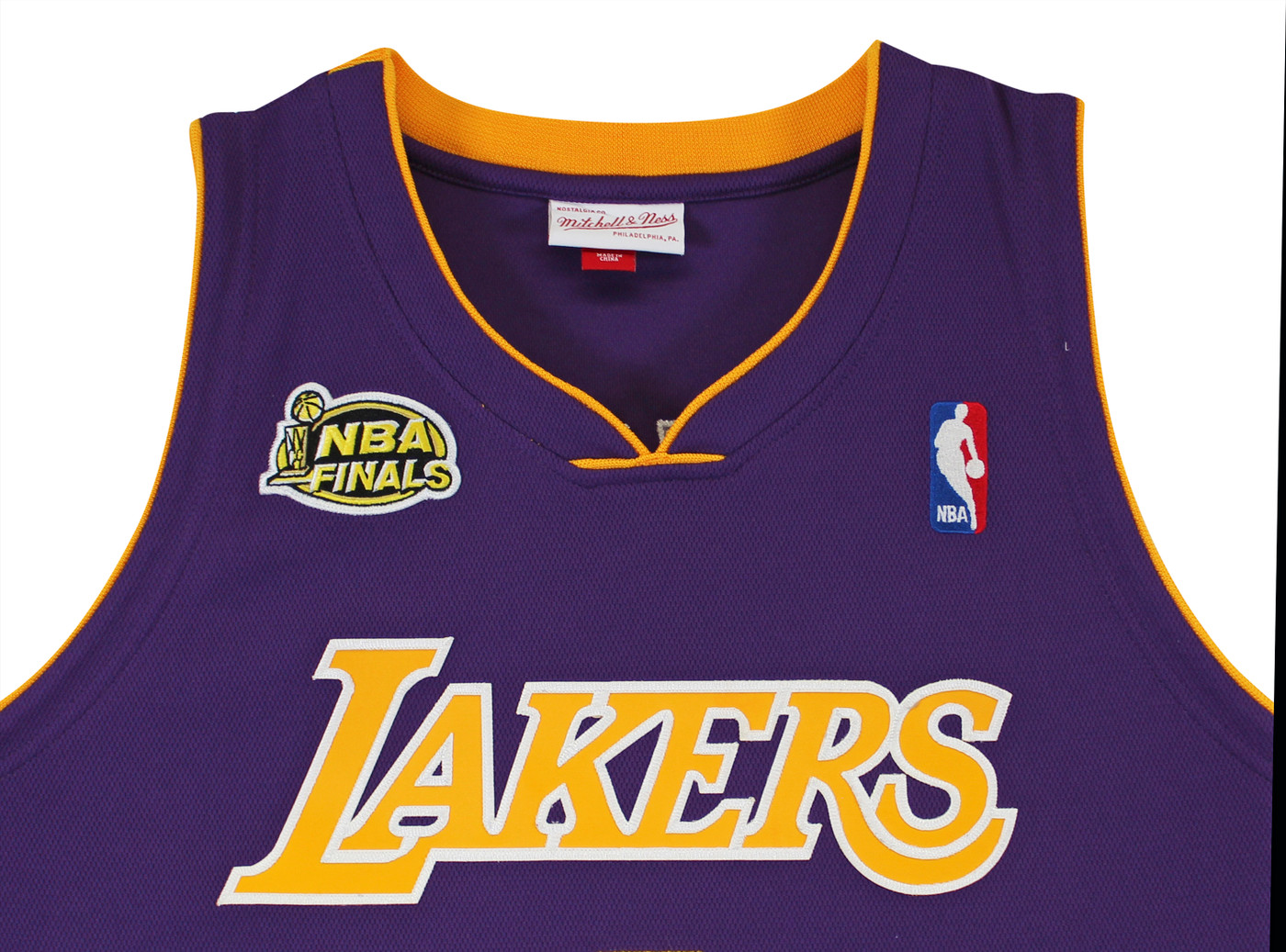 Lakers Kobe Bryant Signed Purple M&N 2000-01 HWC Authentic Jersey