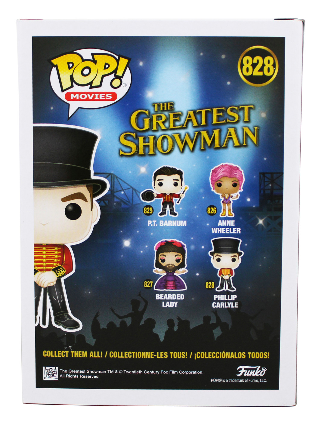 Zac Efron The Greatest Showman Signed #828 Funko Pop Vinyl Figure