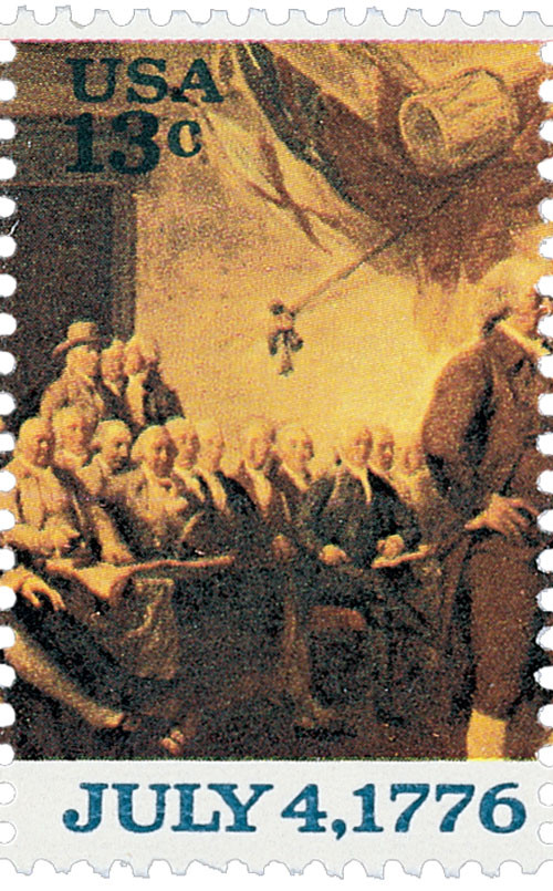 1692 - 1976 13c Declaration of Independence: John Adams - Mystic