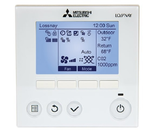 Mitsubishi PZ-62DR-EA Programmable Lossnay Controller For RVX2