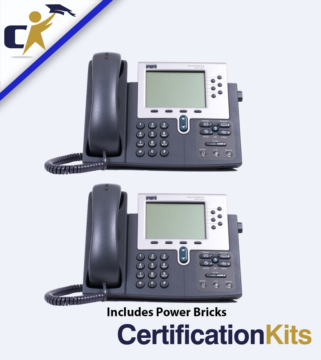 Two Cisco IP Phone Pack - CertificationKits