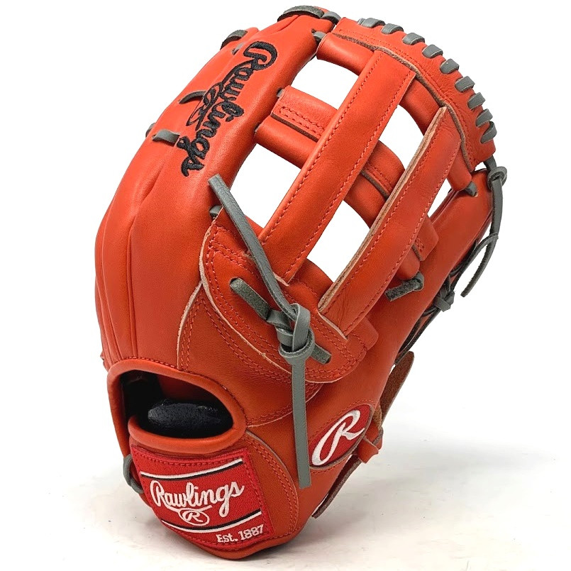 Rawlings Heart of the Hide Red Orange 442 Baseball Glove 12.75