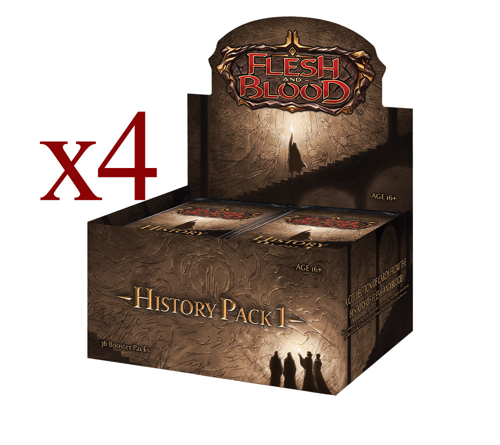 Flesh and Blood - History Pack 1 Booster Case (4 Boxes) | Star