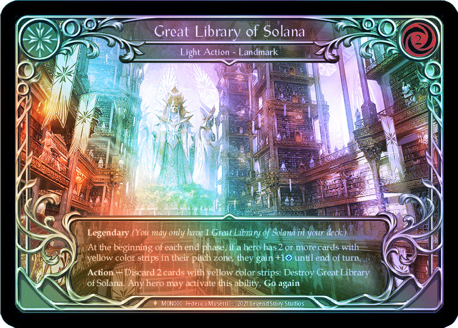 Great Library of Solana | Monarch (1st Edition) | Star City Games