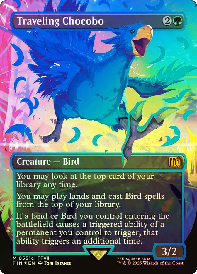 Traveling Chocobo (Neon Ink Blue) | FINAL FANTASY | Star City Games