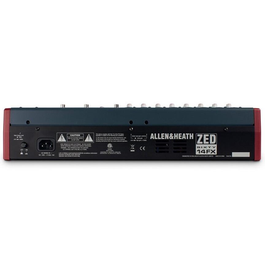 Allen & Heath ZED60-14FX Mixer | FrontEndAudio.com
