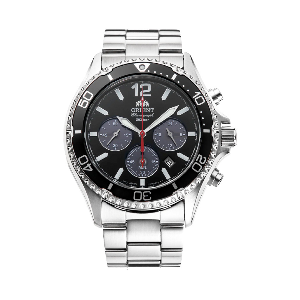Orient Solar Sports Chronograph with Black Dial #RA-TX0202B10B