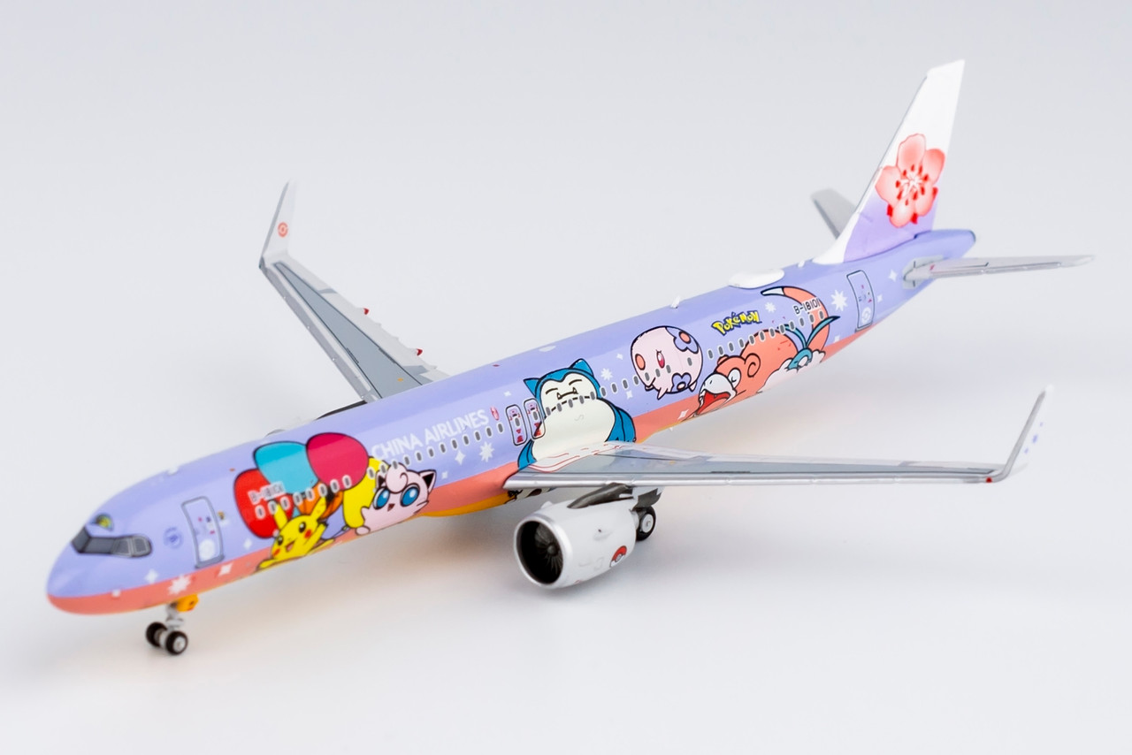 NG Models China Airlines A321neo Pikachu Jet CI B-18101 13063 1:400