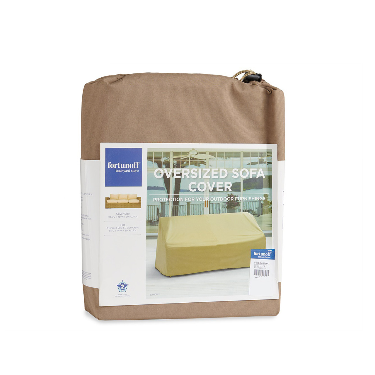 93 x 45 in. Oversized Sofa Protective Cover