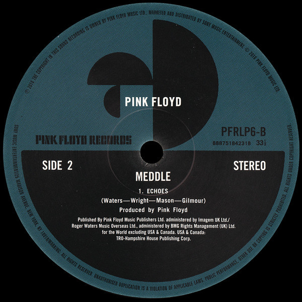 PINK FLOYD MEDDLE OBI 帯付 レコード EMS-80322 w/ RARE OBI！美盤LP帯