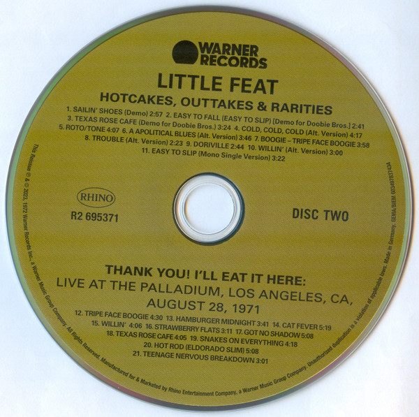 Sailin' Shoes (Deluxe Edition) - Little Feat (#603497837434