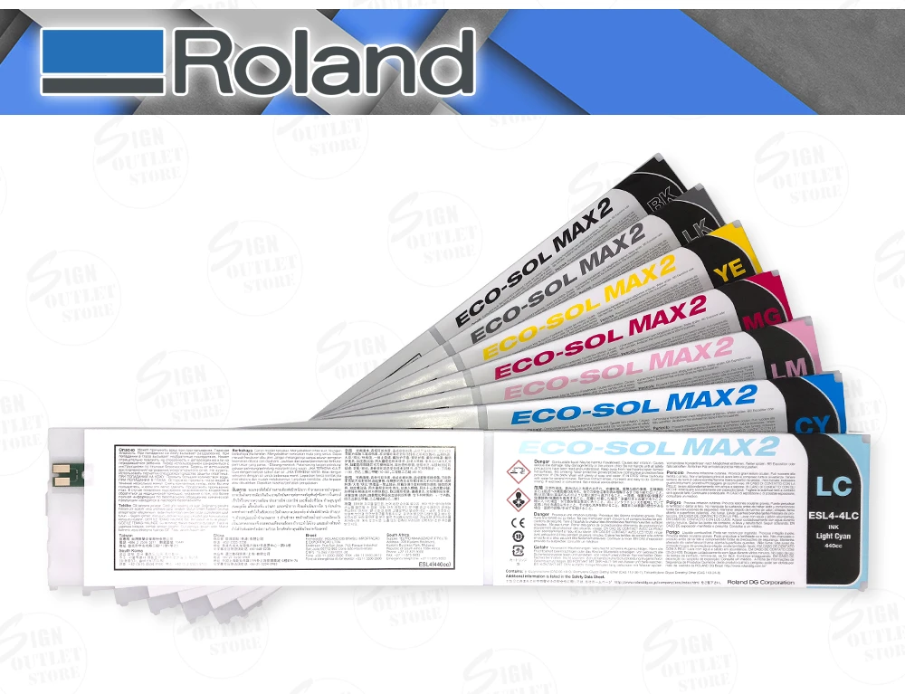 Roland Eco-Sol MAX2 Ink 440cc Cartridges I Sign Outlet Store