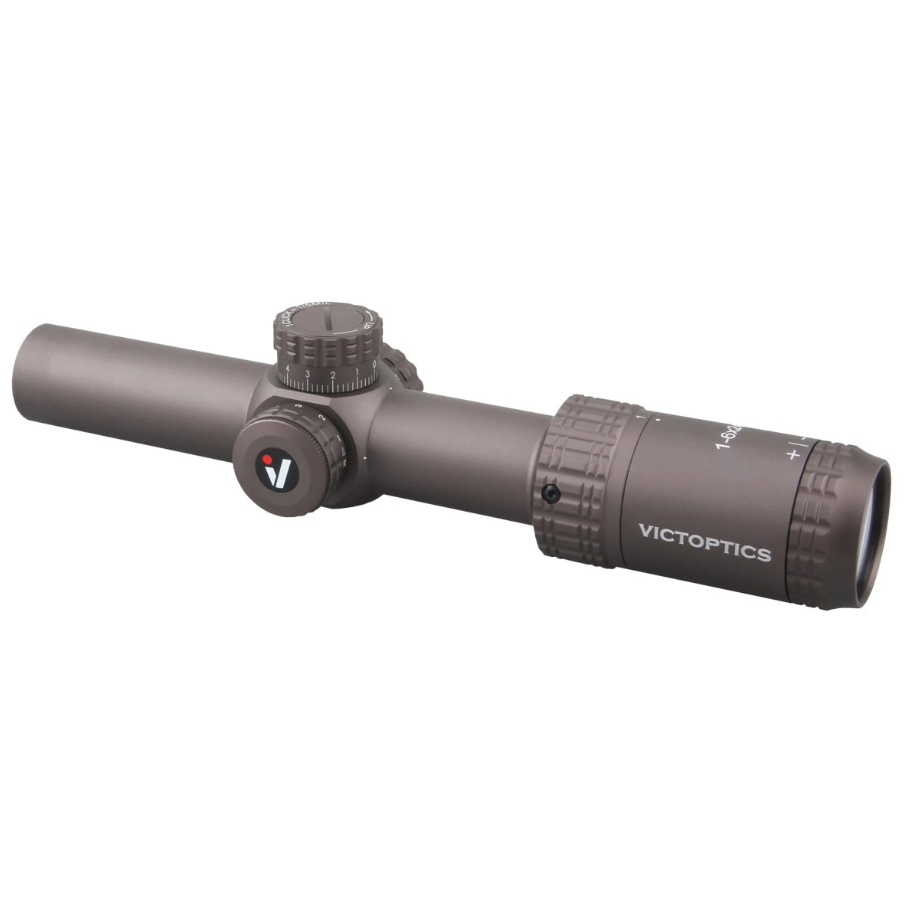 Vector Optics S6 1-6x24 LPVO – Coyote FDE, Durable, Illuminated
