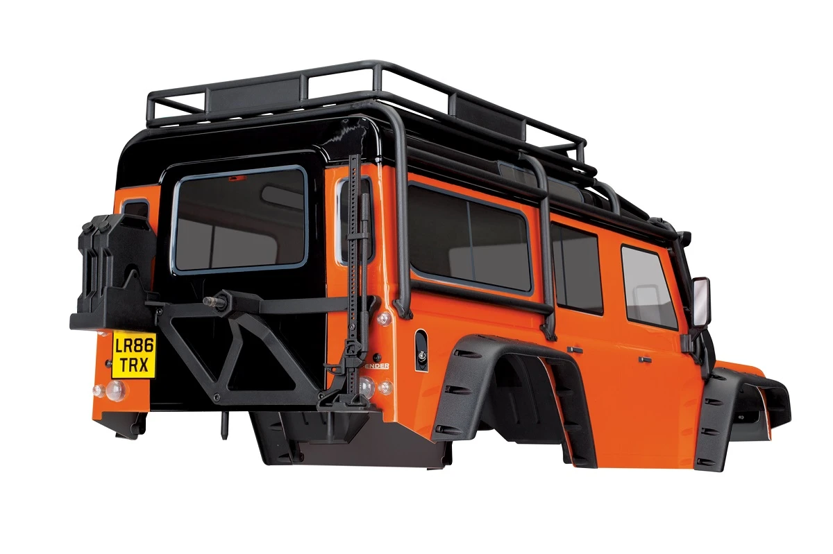 Traxxas TRX-4 Land Rover Defender Adventure Edition Body (Orange