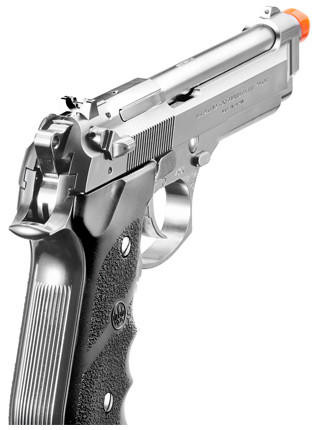 Tokyo Marui M92F Chrome Stainless Finishing Airsoft Gas Blowback