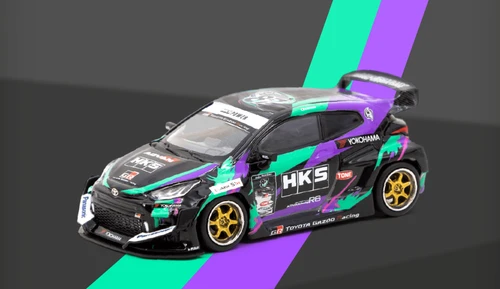 1/64 Tarmac Works HKS Racing Performer Toyota GR Yaris Diecast Car