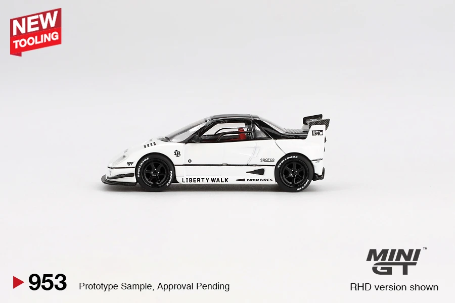 1/64 Mini GT Mazda AZ-1 Liberty Walk LB40 White 2024 Tokyo Auto