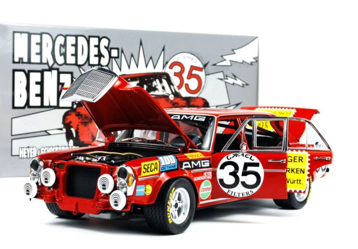 1/18 Minichamps 1971 Mercedes-Benz 300 SEL 6.8 Team AMG 24H Spa