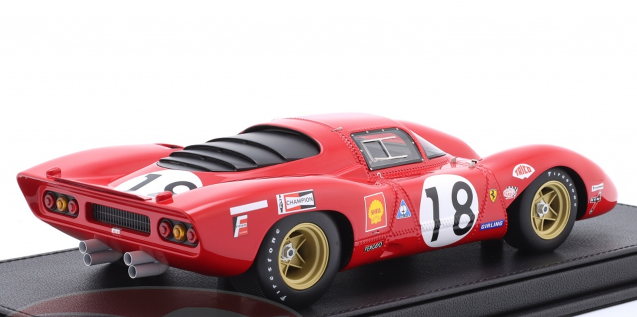 1/18 TopMarques 1969 Ferrari 312P #18 24h LeMans SpA Ferrari SEFAC