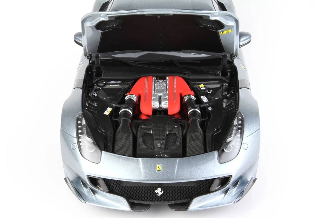 1/18 BBR Ferrari F12 TDF (Titanium Grey) Diecast Car Model