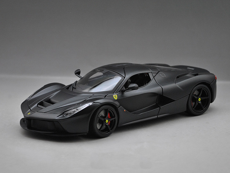 1/18 BBurago Signature Series Ferrari LaFerrari (Matte Black