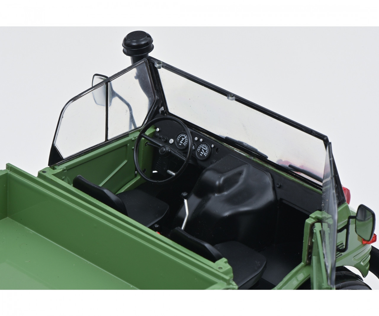 1/18 Schuco Mercedes-Benz Unimog 406 convertible (Green) Diecast