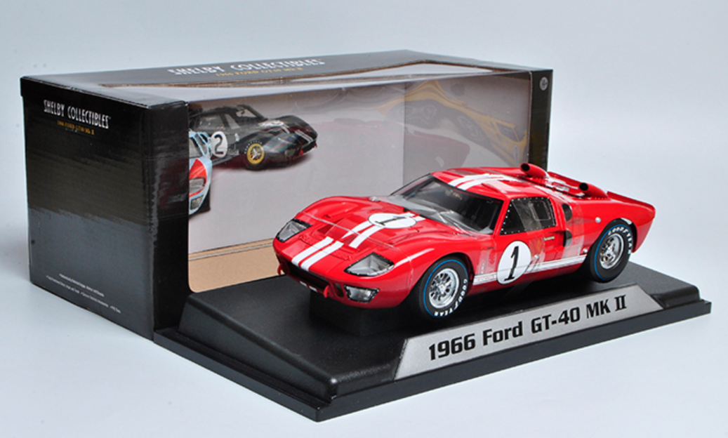 1/18 Shelby Collectibles Ford GT-40 GT40 MK II MKII #1 (Red