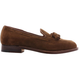 Alden 666 | Shop Alden 666 Mocha Kid Suede Tassel Loafer - The