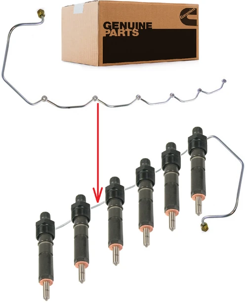 Cummins 3926103 Fuel Injector Return Line – OEM for Ram 5.9L 12
