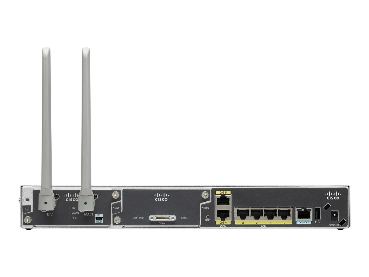 Cisco 841M - Router - Desktop, Rack-mountable, Wall-mountable