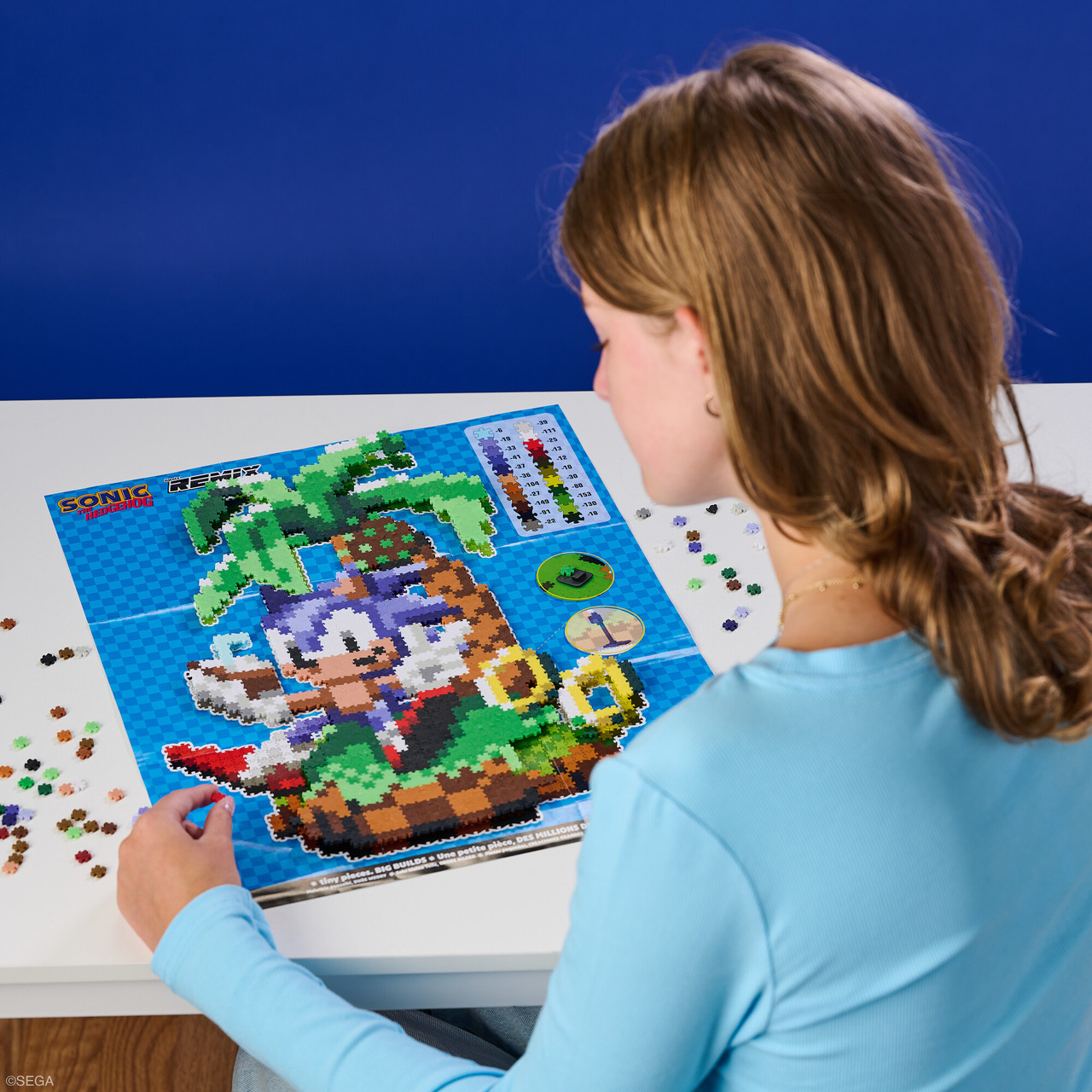 Jixelz® Remix Sonic the Hedgehog Craft Kit – Sonic & Ring – 700+