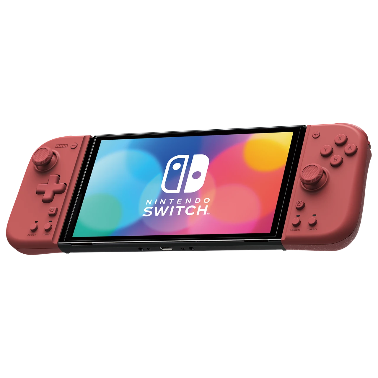 Split Pad Compact (Apricot Red) for Nintendo Switch™ - HORI USA