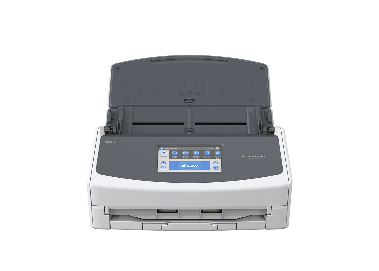 ScanSnap iX1600 Touch Screen Scanner for PC and Mac (White) | PCI