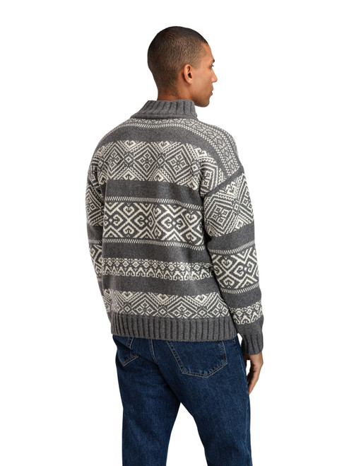 Dale of Norway - Rasletind Men's 1/4 Zip Sweater: Dark Charcoal