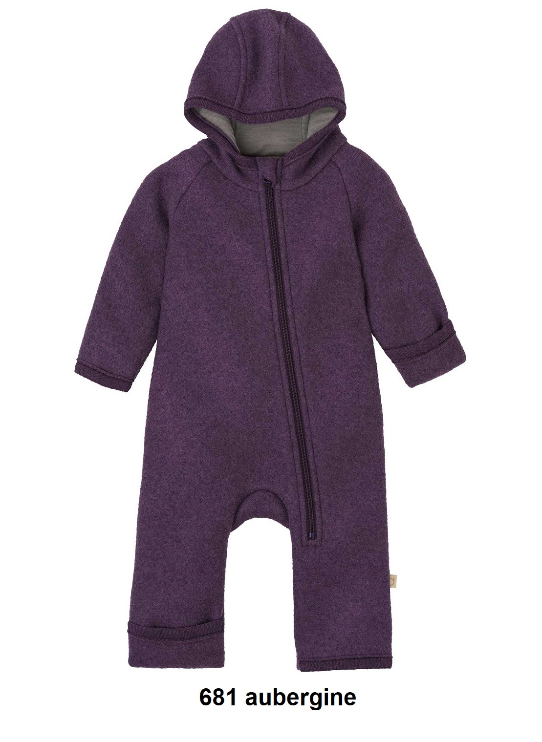 Disana Organic Boiled Wool Zip-Bunting (Zip-Overalls) - Little