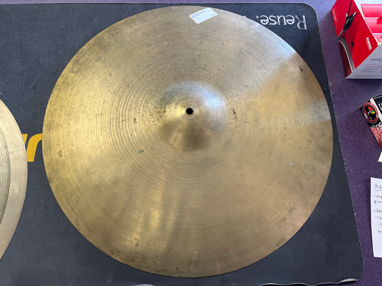 Used Zilco 22 RIDE Vintage Ride Cymbal 22