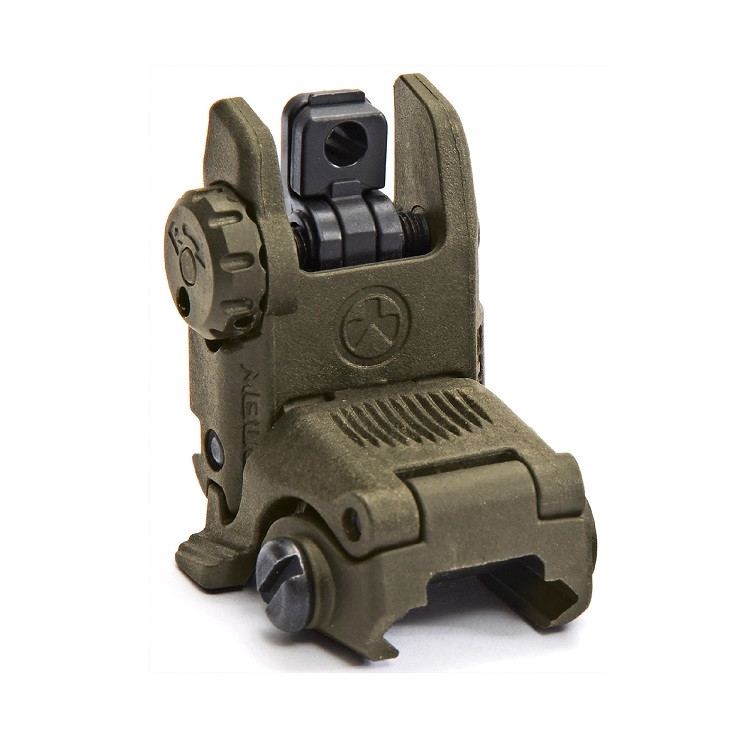 MagPul MBUS OD Green Gen 2 Flip-Up Rear Sight