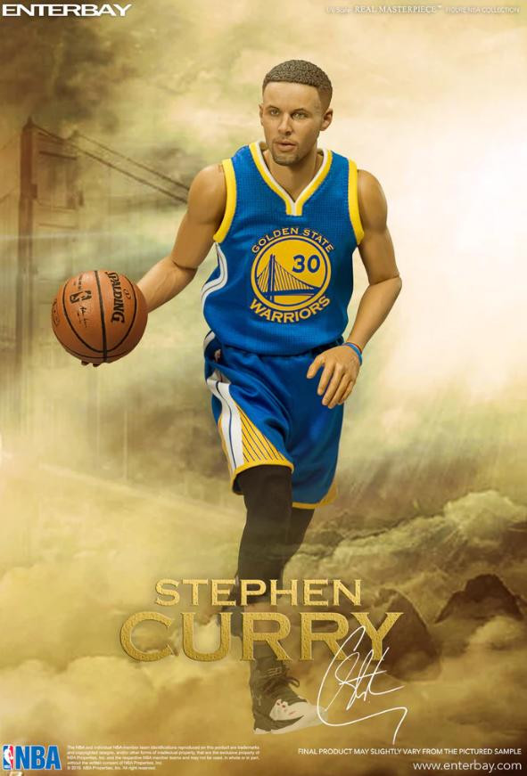NBA Stephen Curry 1:6 Scale Real Masterpiece Action Figure