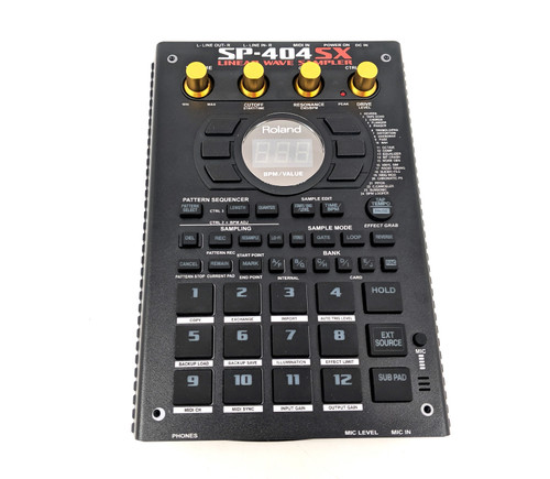 Roland SP-404SX - Custom Unit w/ Billet Knobs , Color Thick Pads