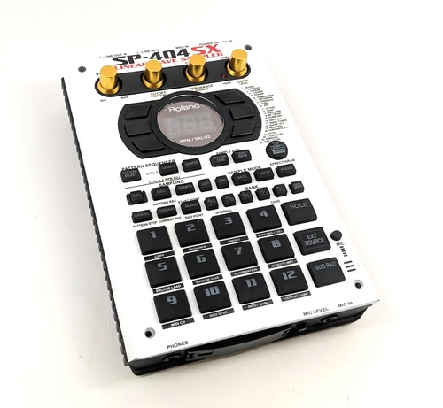 Roland SP-404SX - Custom Unit w/ Billet Knobs , Color Thick Pads